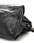 Agneau Giant 21 Rose Gold Hardware Part Time Black