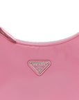 Tessuto Nylon Saffiano Mini Re-Edition 2005 Bag Begonia