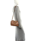 Lambskin Quilted Medium CHNL 19 Flap Brown