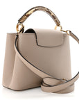 Taurillon Snakeskin Capucines BB Galet