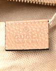 Pebbled Calfskin Small Soho Disco Bag Camelia