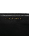 Lambskin Quilted Jumbo Single Flap Black