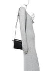 Calfskin Mini Puzzle Edge Bag Black