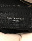 Lambskin Quilted Medium Loulou Puffer Monogram Chain Satchel Crema Soft