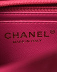Lambskin Quilted Mini Square Flap Pink