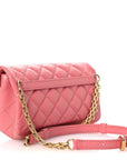 Aged Calfskin Quilted 2.55 Reissue Flap Belt Bag Pink