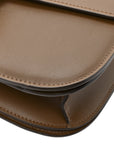 Box Calfskin Medium Classic Box Flap Bag Camel
