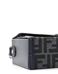 Recycled Fabric Jacquard Vitello King FF 1974 Baguette Soft Trunk Blue