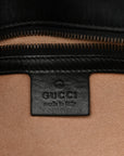 Calfskin Matelasse Small GG Marmont Shoulder Bag Black