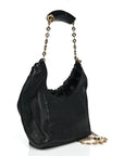 Nappa Small Squeeze Bag Black