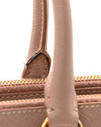 Saffiano Small Galleria Double Zip Tote Cammeo