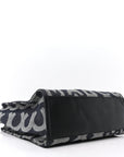 Denim Jacquard Large The Monogram Tote Bag Denim Blue