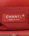 Caviar Quilted Small Boy Flap Red