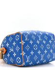 Calfskin Monogram Speedy P9 Bandouliere 20 Blue