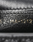 Calfskin Cannage Small Caro Bag Black