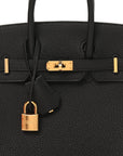 Togo Birkin 25 Black