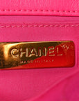 Jersey Quilted CHNL 19 Waist Bag Pink