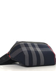 House Check Sonny Bum Bag Navy Grey