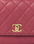 Caviar Quilted Medium Business Affinity Flap Pink