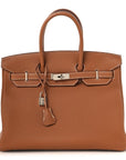 Togo Birkin 35 Gold
