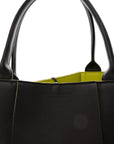 Nappa Maxi Intrecciato Medium Arco Tote Fondant Kiwi