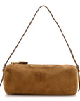 Suede Pouch Olive Green