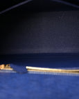 Ostrich Horseshoe Kelly Sellier 28 Bleu Iris