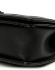 Calfskin Quilted Medium Boy Flap Black