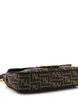 Fabric Jacquard FF 1974 Medium Baguette Tobacco Moro Black