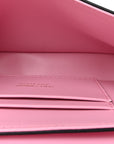 Calfskin 3.5 Flap Crossbody Bag Pink