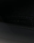Calfskin Crocodile Embossed Uptown Monogram Pouch Black