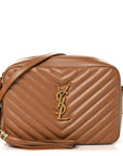 Calfskin Matelasse Monogram Lou Camera Bag Cinnamon