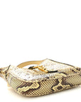Snakeskin Mini Jackie 1961 Hobo Beige