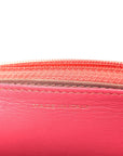 Wool Tweed Lambskin Quilted CHNL 19 Wallet On Chain WOC Coral Pink