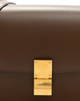 Box Calfskin Medium Classic Box Flap Bag Camel