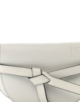 Calfskin Mini Gate Belt Bag Kaolin