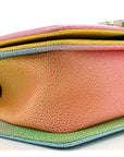 Caviar Quilted Small Cuba Rainbow Boy Flap Multicolor