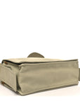 Canvas Trench Crossbody Bag Flax