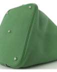 Taurillon Clemence Picotin Lock 26 GM Bamboo