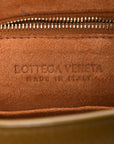 Grained Calfskin Maxi Intrecciato Small Arco Moutarde