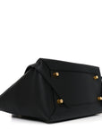 Grained Calfskin Mini Belt Bag Black