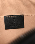 Calfskin Matelasse GG Marmont Belt Bag 85 34 Black