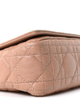 Calfskin Cannage Small Caro Bag Rose De Vents
