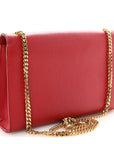 Grain De Poudre Medium Monogram Kate Satchel Red