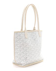 Goyardine Reversible Mini Anjou White