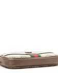 GG Supreme Monogram Ophidia Belted iPhone Case 85 34 Dark Brown