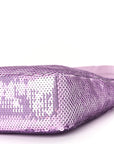Paillettes Sequin Mini Re-Edition 2000 Bag Lilium Black