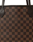 Damier Ebene Neo Neverfull MM Rose Ballerine