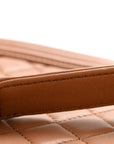 Lambskin Quilted New Medium Boy Flap Dark Beige