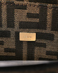 Fabric Jacquard FF 1974 Mini Baguette Tobacco Moro Black